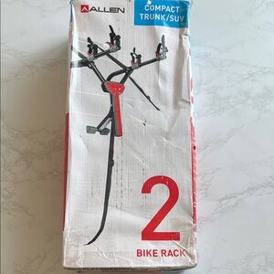 Allen Edmonds Black and Red 2-Bike Trunk/SUV Rack